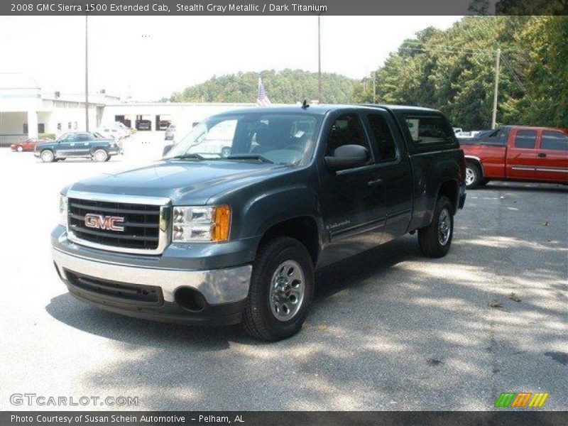 Stealth Gray Metallic / Dark Titanium 2008 GMC Sierra 1500 Extended Cab