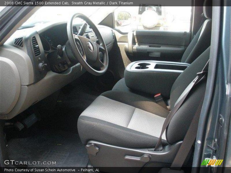 Stealth Gray Metallic / Dark Titanium 2008 GMC Sierra 1500 Extended Cab