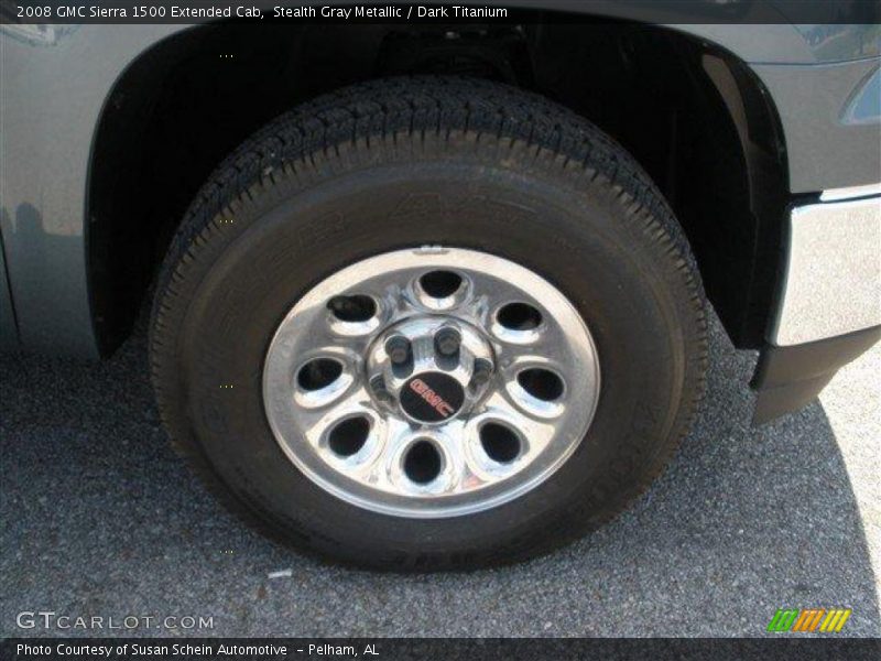 Stealth Gray Metallic / Dark Titanium 2008 GMC Sierra 1500 Extended Cab