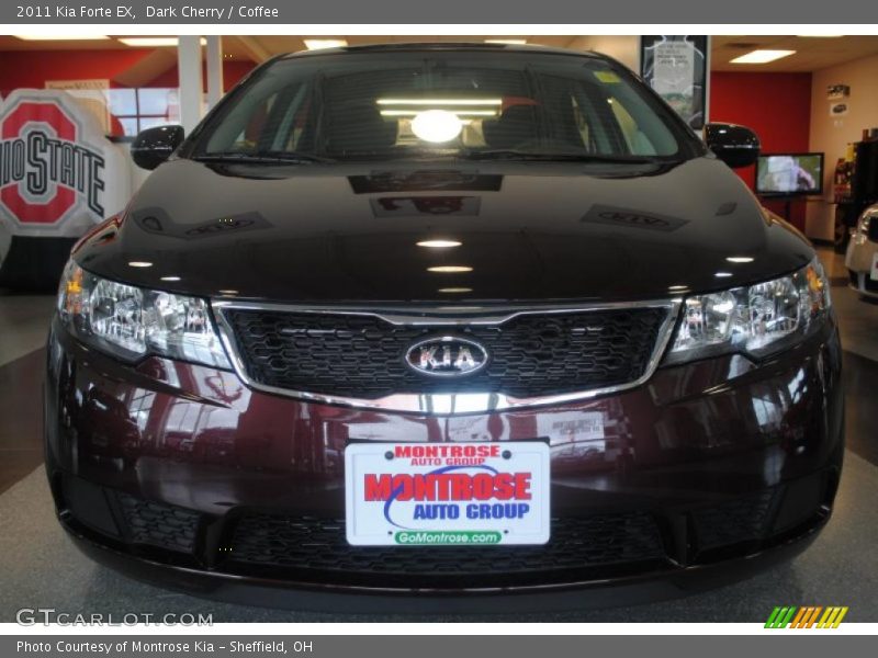 Dark Cherry / Coffee 2011 Kia Forte EX