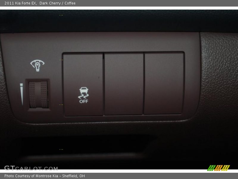 Dark Cherry / Coffee 2011 Kia Forte EX