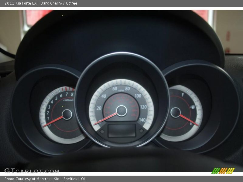 Dark Cherry / Coffee 2011 Kia Forte EX
