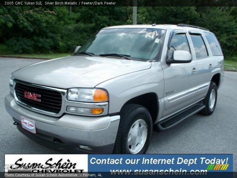 Silver Birch Metallic / Pewter/Dark Pewter 2005 GMC Yukon SLE