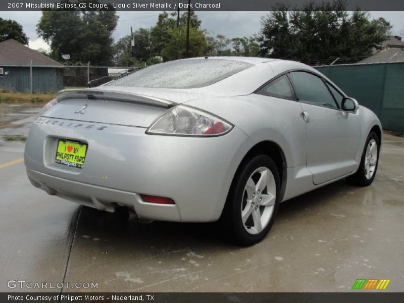 Liquid Silver Metallic / Dark Charcoal 2007 Mitsubishi Eclipse GS Coupe