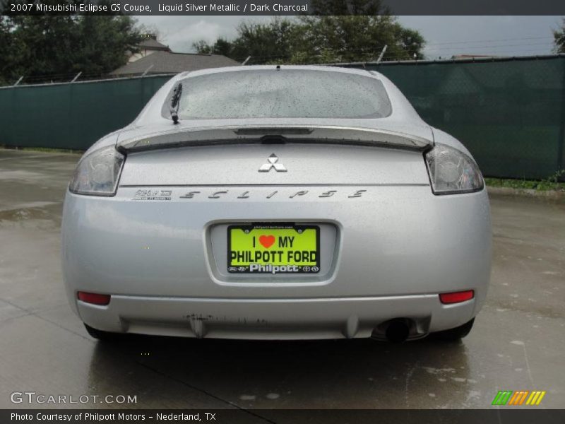 Liquid Silver Metallic / Dark Charcoal 2007 Mitsubishi Eclipse GS Coupe