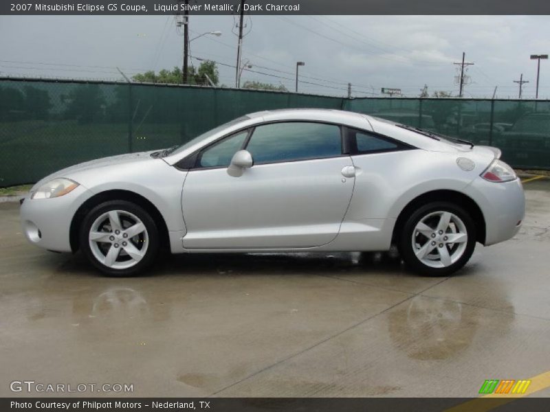 Liquid Silver Metallic / Dark Charcoal 2007 Mitsubishi Eclipse GS Coupe