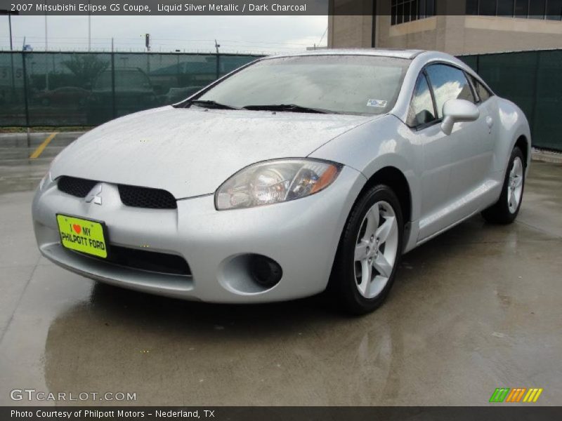 Liquid Silver Metallic / Dark Charcoal 2007 Mitsubishi Eclipse GS Coupe