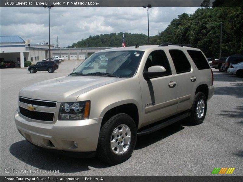 Gold Mist Metallic / Ebony 2009 Chevrolet Tahoe LT