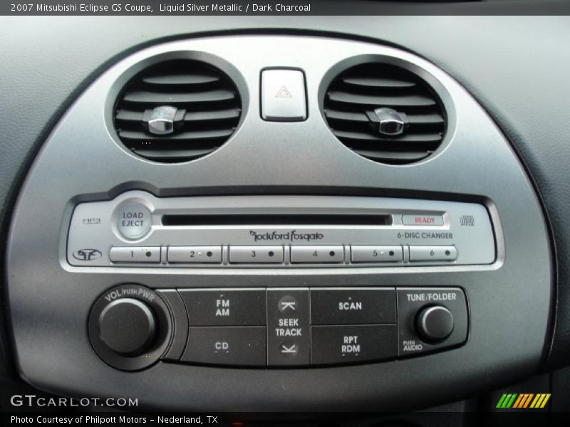 Controls of 2007 Eclipse GS Coupe