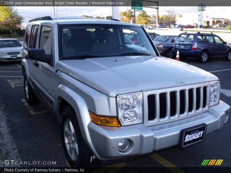 Bright Silver Metallic / Medium Slate Gray 2006 Jeep Commander 4x4