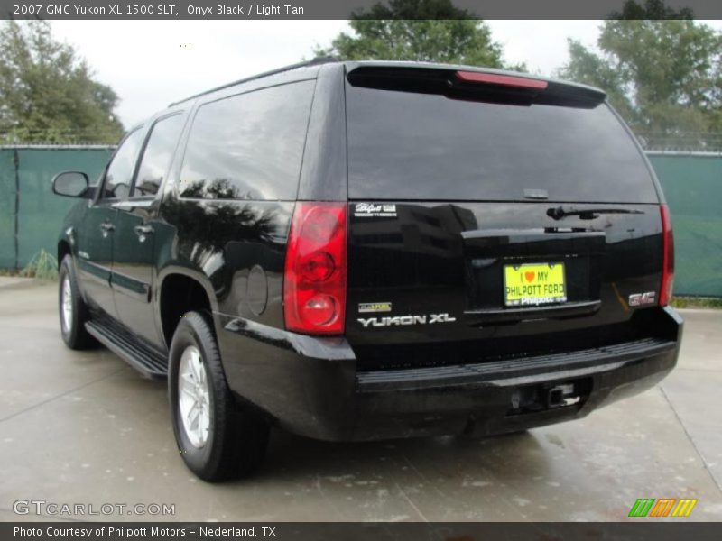 Onyx Black / Light Tan 2007 GMC Yukon XL 1500 SLT