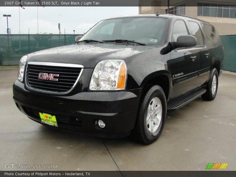 Onyx Black / Light Tan 2007 GMC Yukon XL 1500 SLT