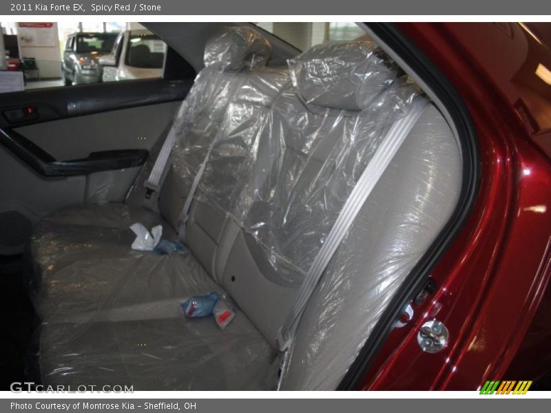 Spicy Red / Stone 2011 Kia Forte EX