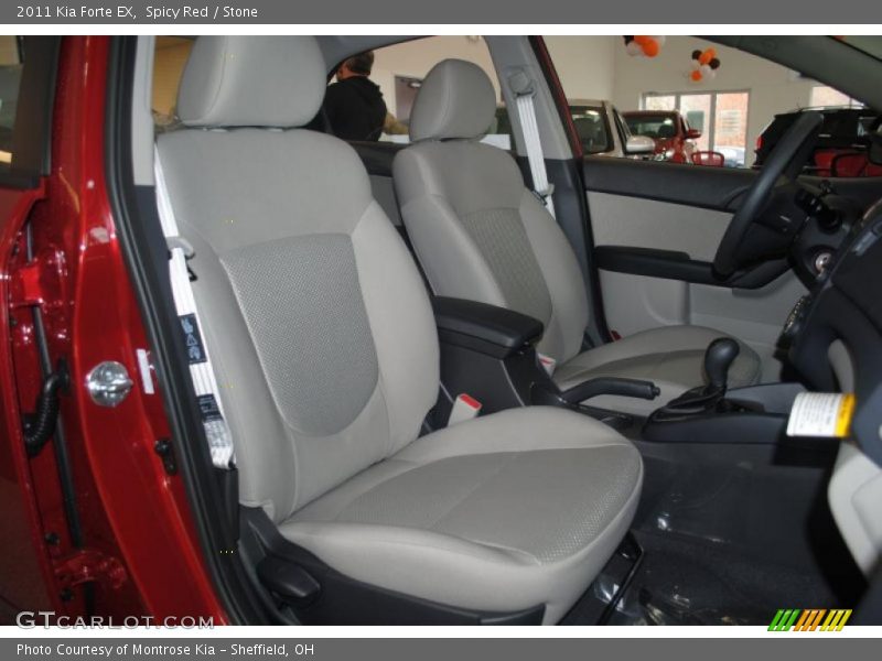 Spicy Red / Stone 2011 Kia Forte EX
