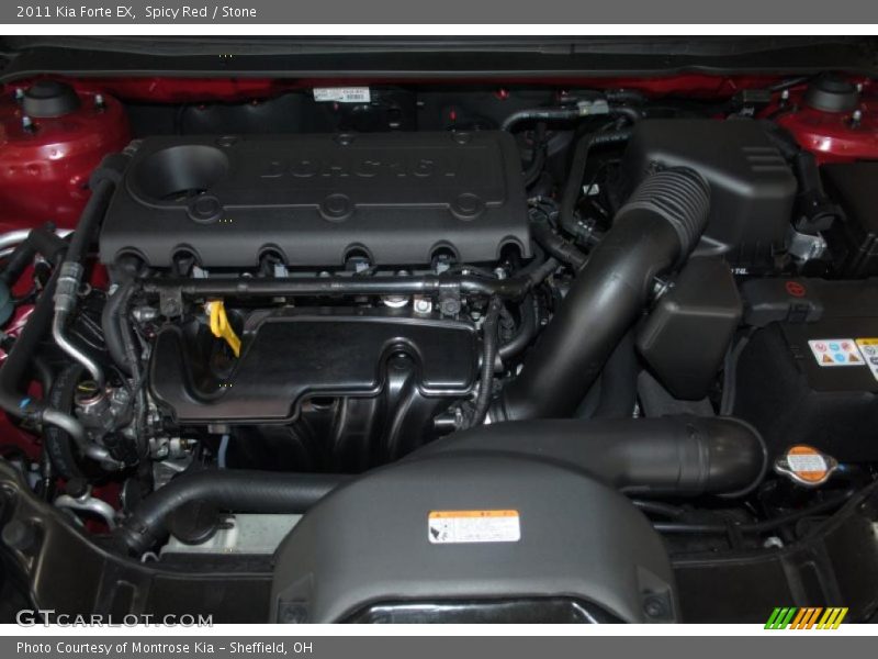 Spicy Red / Stone 2011 Kia Forte EX