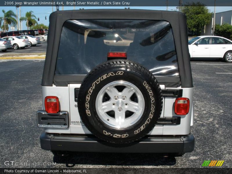 Bright Silver Metallic / Dark Slate Gray 2006 Jeep Wrangler Unlimited 4x4