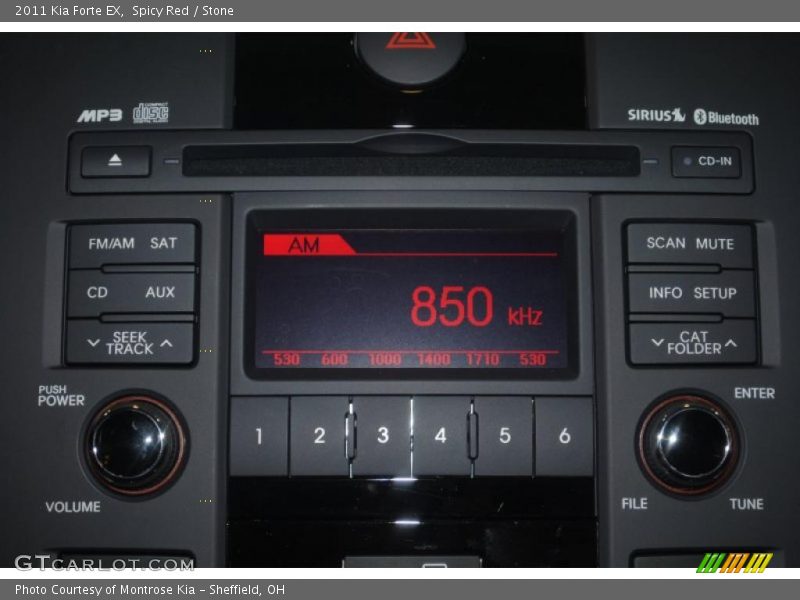 Spicy Red / Stone 2011 Kia Forte EX