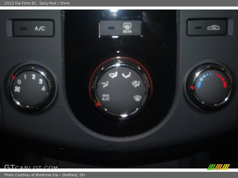 Spicy Red / Stone 2011 Kia Forte EX