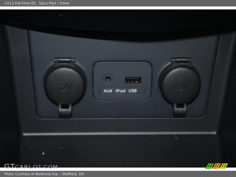 Spicy Red / Stone 2011 Kia Forte EX