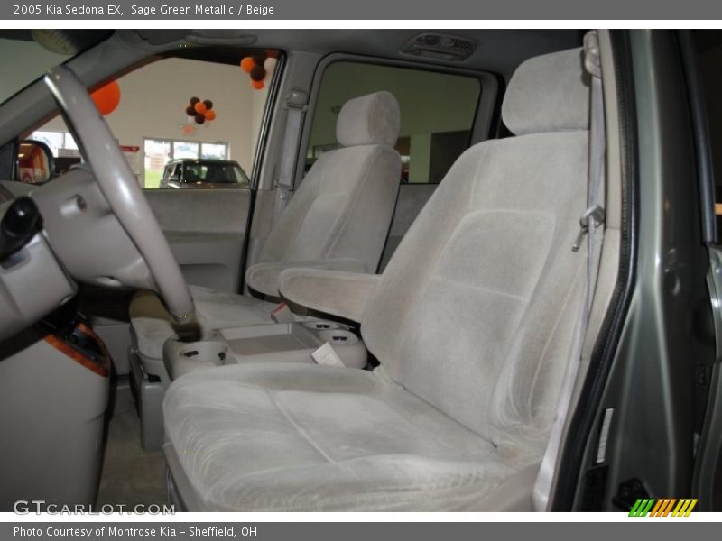 Sage Green Metallic / Beige 2005 Kia Sedona EX