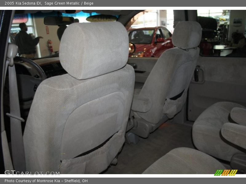 Sage Green Metallic / Beige 2005 Kia Sedona EX