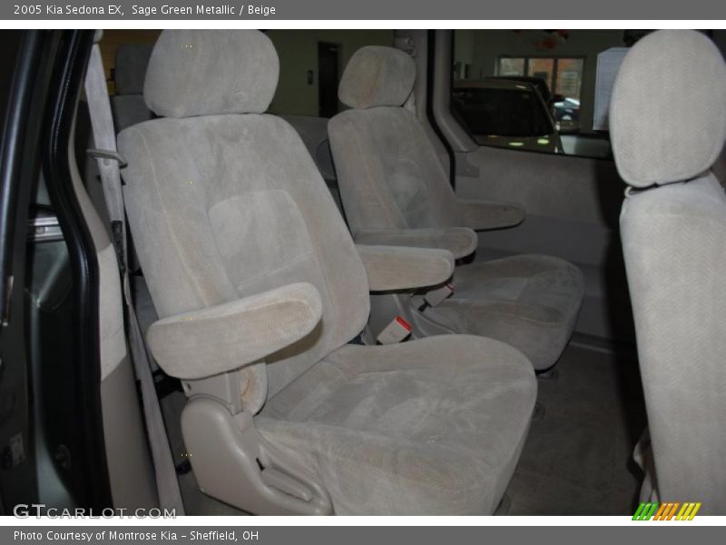 Sage Green Metallic / Beige 2005 Kia Sedona EX