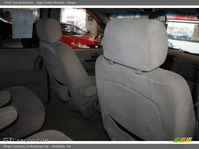 Sage Green Metallic / Beige 2005 Kia Sedona EX