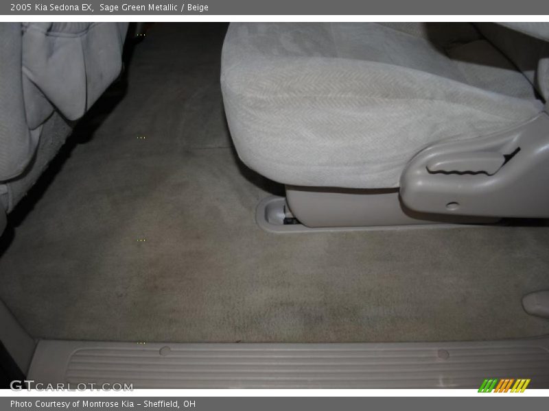 Sage Green Metallic / Beige 2005 Kia Sedona EX