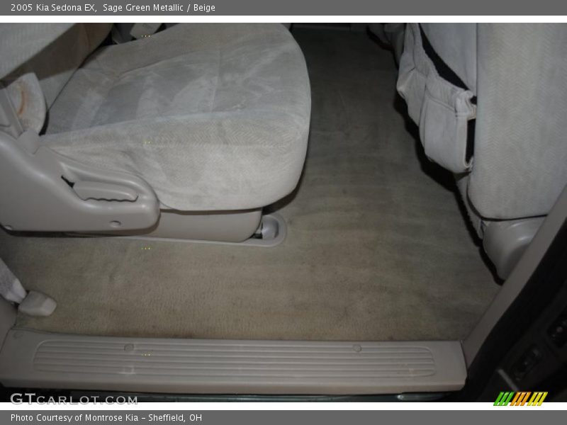 Sage Green Metallic / Beige 2005 Kia Sedona EX