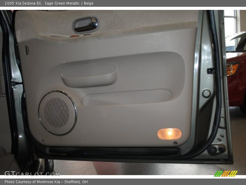 Sage Green Metallic / Beige 2005 Kia Sedona EX