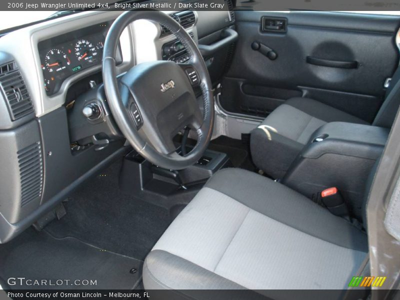 Bright Silver Metallic / Dark Slate Gray 2006 Jeep Wrangler Unlimited 4x4