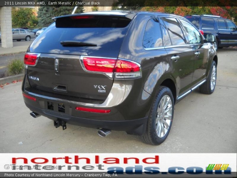 Earth Metallic / Charcoal Black 2011 Lincoln MKX AWD
