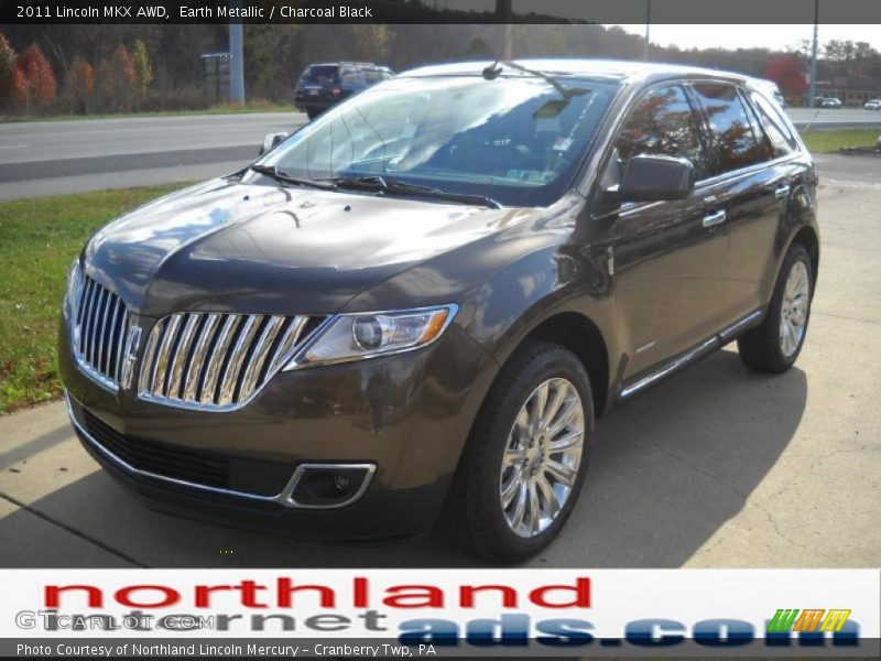 Earth Metallic / Charcoal Black 2011 Lincoln MKX AWD