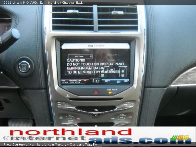 Earth Metallic / Charcoal Black 2011 Lincoln MKX AWD