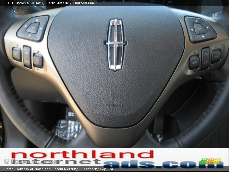 Earth Metallic / Charcoal Black 2011 Lincoln MKX AWD