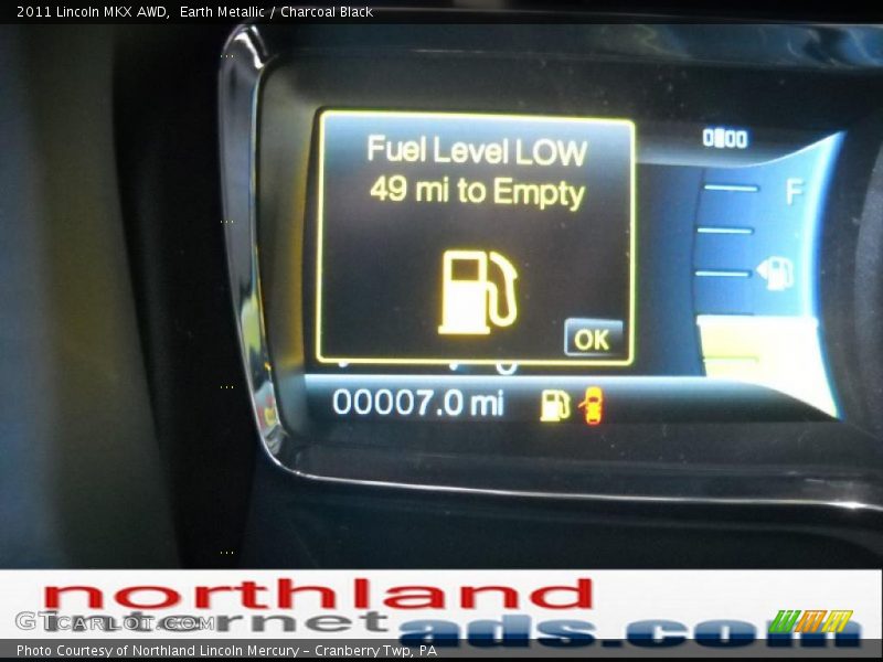 Earth Metallic / Charcoal Black 2011 Lincoln MKX AWD