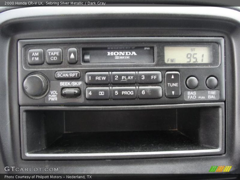 Controls of 2000 CR-V LX