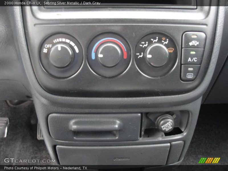 Controls of 2000 CR-V LX