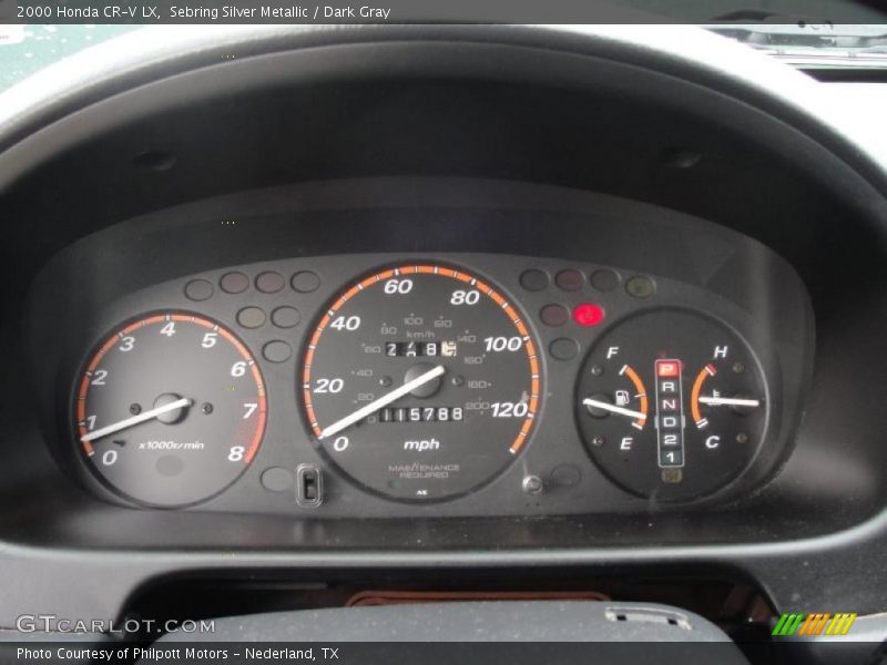  2000 CR-V LX LX Gauges