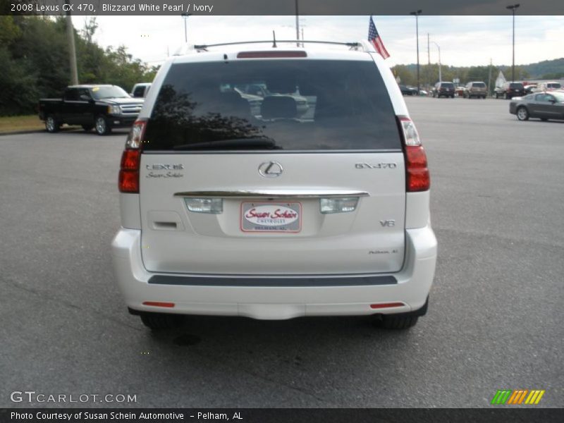 Blizzard White Pearl / Ivory 2008 Lexus GX 470