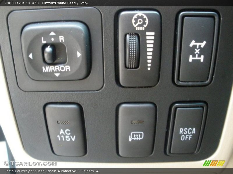 Controls of 2008 GX 470