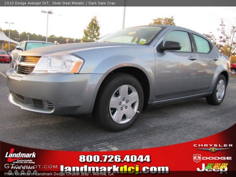 Silver Steel Metallic / Dark Slate Gray 2010 Dodge Avenger SXT
