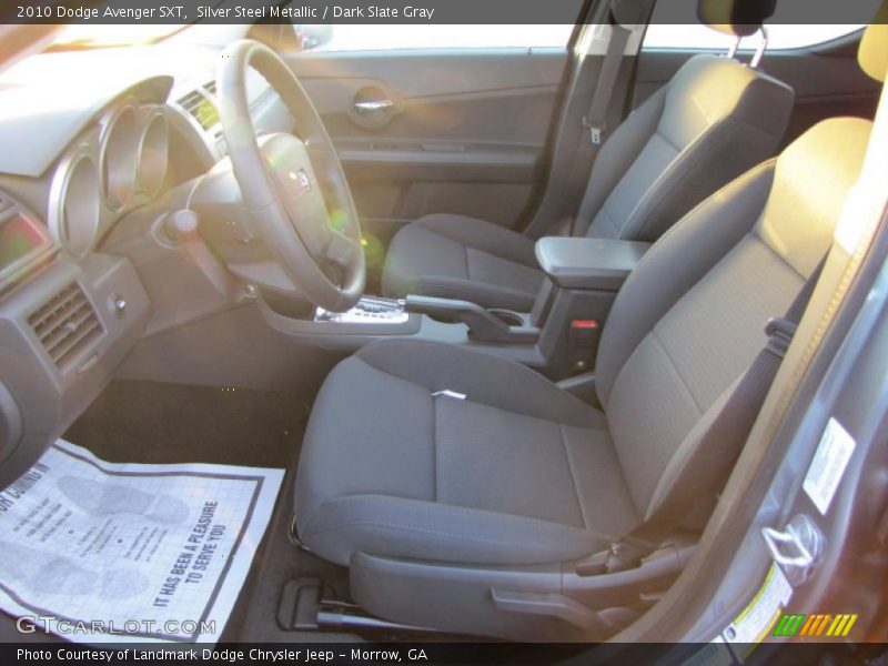 Silver Steel Metallic / Dark Slate Gray 2010 Dodge Avenger SXT