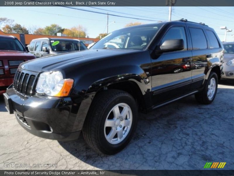 Black / Dark Slate Gray 2008 Jeep Grand Cherokee Laredo 4x4