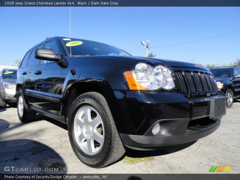 Black / Dark Slate Gray 2008 Jeep Grand Cherokee Laredo 4x4