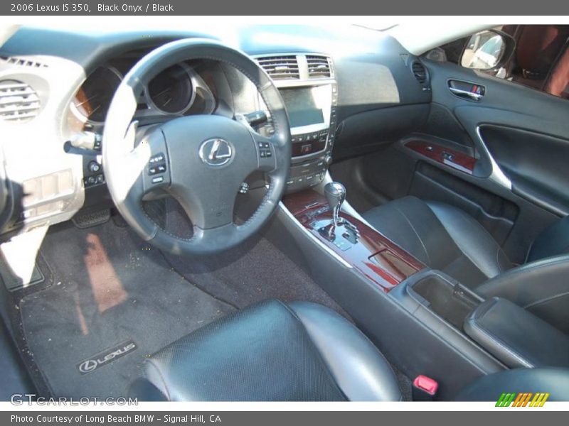 Black Onyx / Black 2006 Lexus IS 350