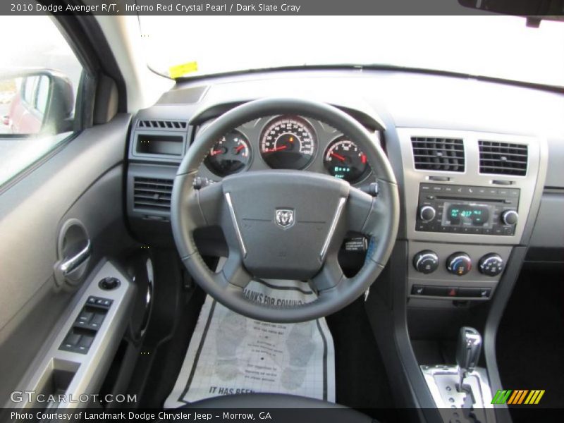 Inferno Red Crystal Pearl / Dark Slate Gray 2010 Dodge Avenger R/T