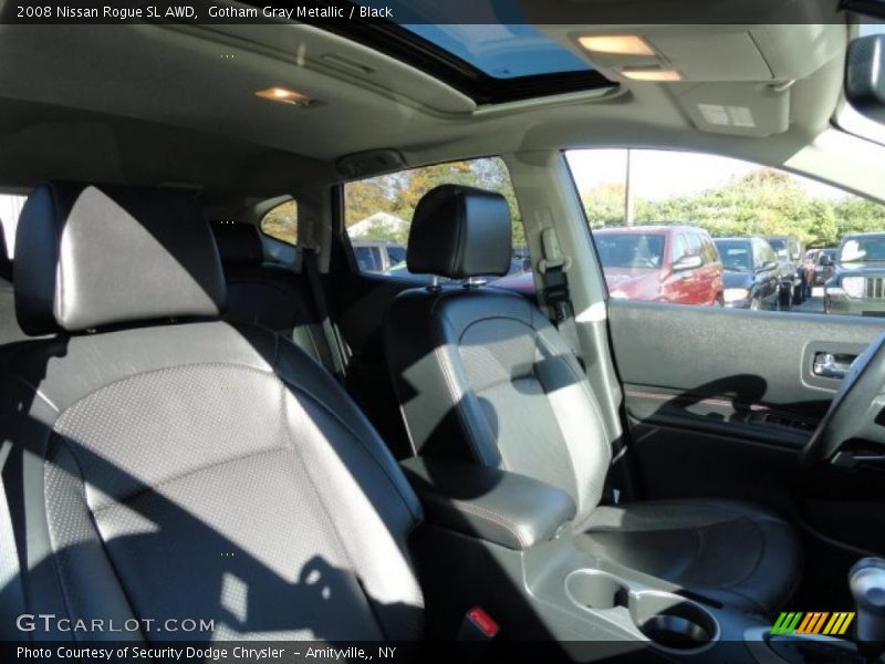Gotham Gray Metallic / Black 2008 Nissan Rogue SL AWD