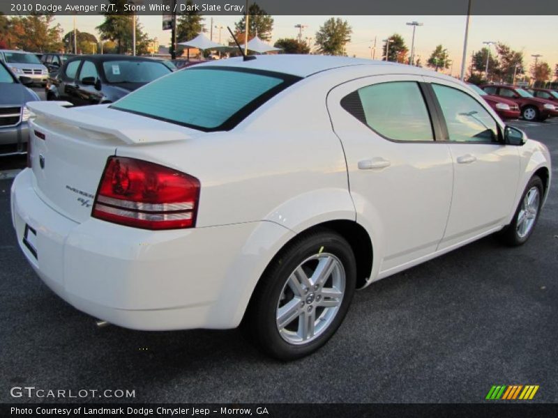 Stone White / Dark Slate Gray 2010 Dodge Avenger R/T