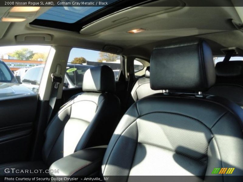 Gotham Gray Metallic / Black 2008 Nissan Rogue SL AWD